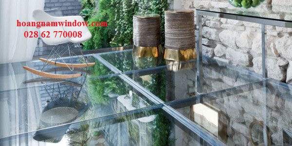 Thi công sàn kính cường lực tại quận 3 , TP.HCM